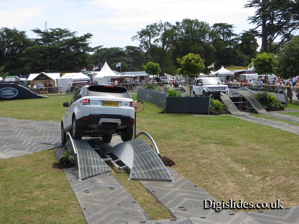 Land Rover obstacle course